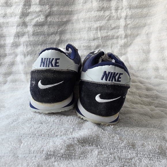 Nike Classic Cortez Nylon Trainers 807472-410 Obsidian Blue/White, Size 8 Men's - Picture 6 of 8